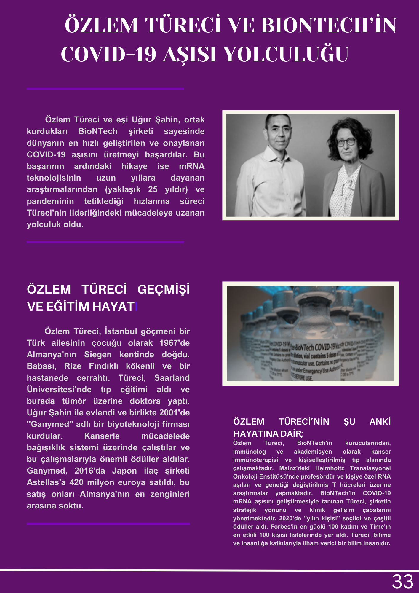 ÖZLEM TÜRECİ ve BIONTECH