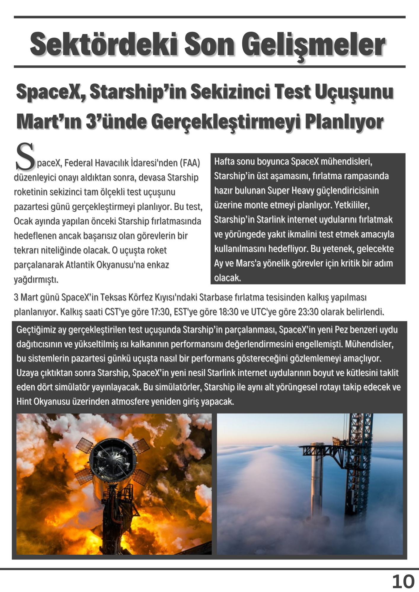  Sektördeki Son Gelişmeler