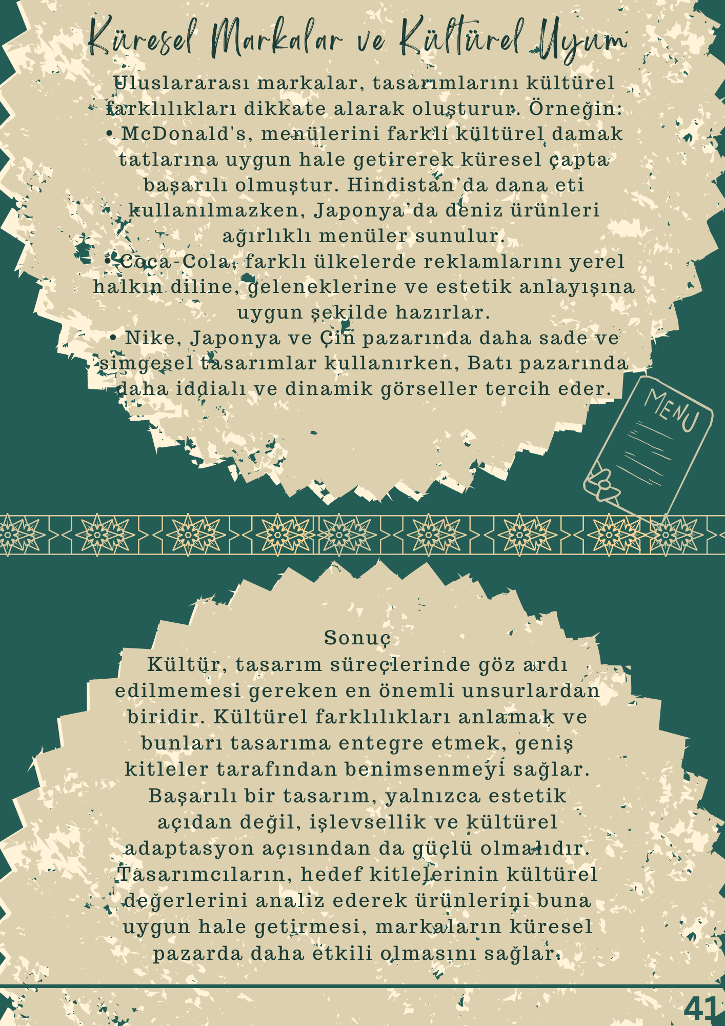 Kültürden İlham Alan Tasarım